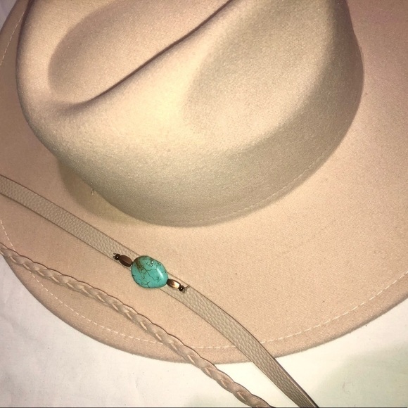 Fedora women’s ivory hat with interchangeable hatbands OSFA main image 11
